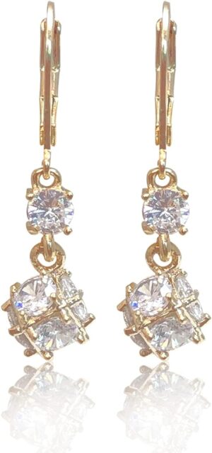 ZOURO DEJANDO HUELLA HIDALGUNSE Cufflink Laminated 214 Rhombus Earrings