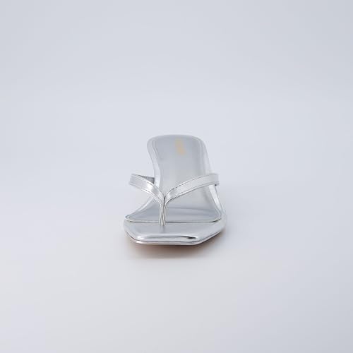 CUSHIONAIRE Miami Kitten Heel Thong Sandals - Image 3