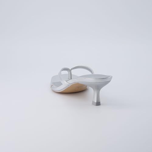 CUSHIONAIRE Miami Kitten Heel Thong Sandals - Image 5