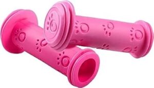 BWESOO Cute Cat Kids Non-Slip Pink Bike Grips