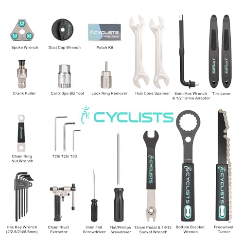 cyclists 22 PCS Portable Bike Repair Tool Kit - Image 3