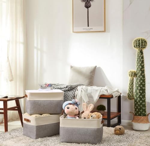 DECOMOMO Fabric Storage Baskets for Shelves - Image 5