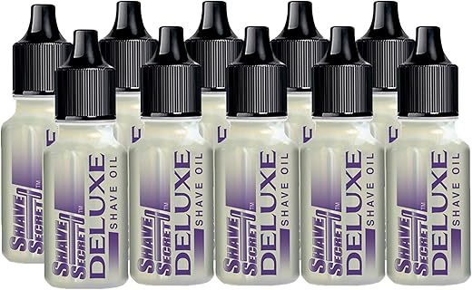 Shave Secret Deluxe Shaving Oil - 18.75ml (10 Pack)