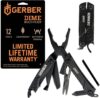 GERBER Dime 12-in-1 Mini Multi-tool, Black