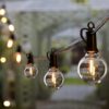 Brightown Dimmable LED Patio String Lights, 50 ft