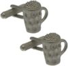 AJ Fashion DIMPLE MUG Satin Plated Beer glass Cufflinks