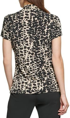 DKNY Short Sleeve Side Ruche Top - Image 2