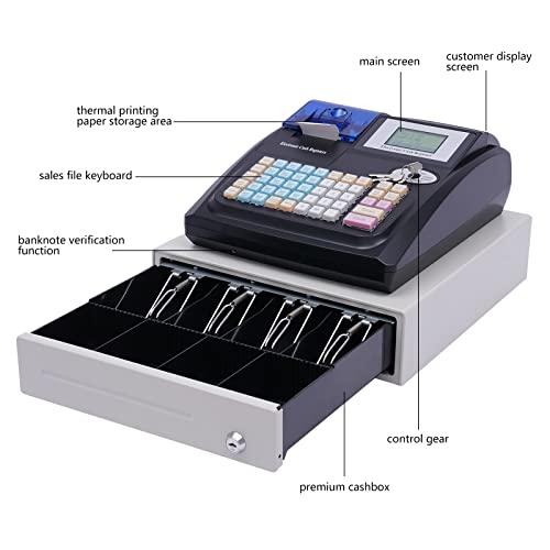 DNYSYSJ Small Business Electronic Cash Register - Image 2