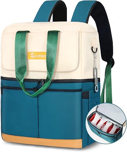 Scothen Double Decker Waterproof Cooler Backpack