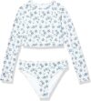 Roxy Dreamer Crop Top Long Sleeve Swim Set