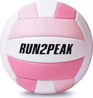 RUN2PEAK Durable Soft Touch Volleyball for Beginners