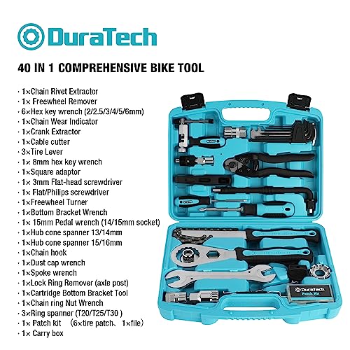 DURATECH Bike Repair Tool Kit with Case - Image 2