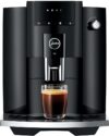 Jura E4 Automatic Coffee Machine, Piano Black