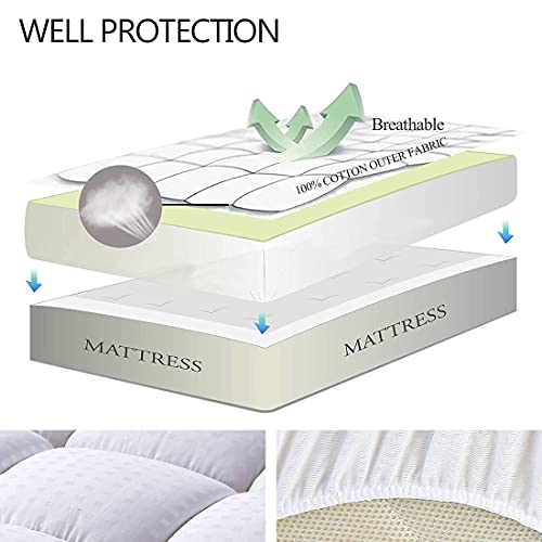 EASELAND Queen Size Quilted Mattress Protector - Image 3