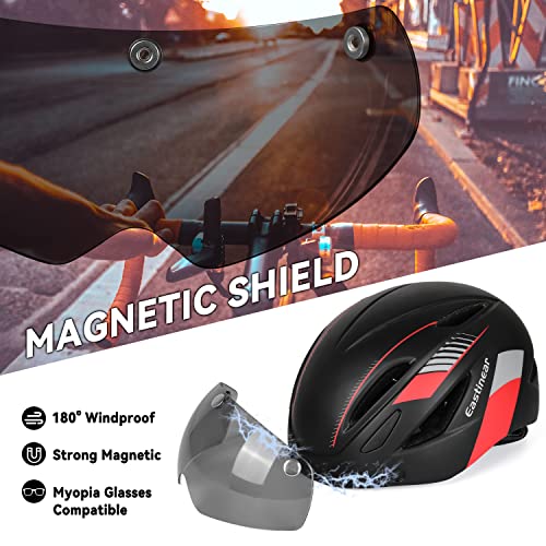 EASTINEAR Adults Bike Helmet with Magnetic Goggle - Image 3
