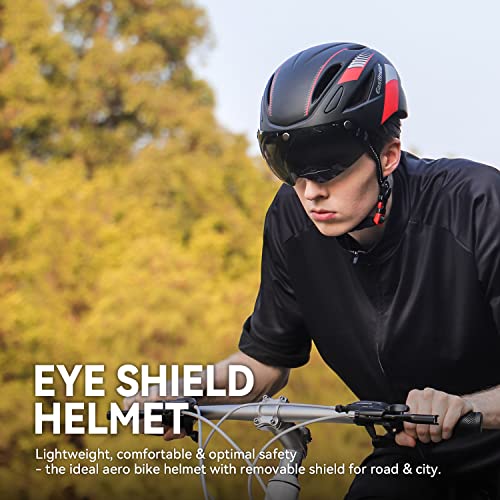 EASTINEAR Adults Bike Helmet with Magnetic Goggle - Image 5