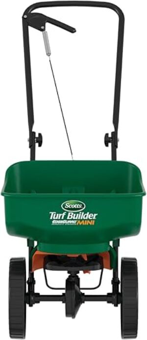 Scotts EdgeGuard Mini Broadcast Spreader, 5,000 sq.ft