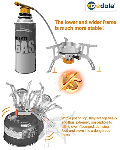 edola Portable Camping Stove with Piezo Ignition - Image 5