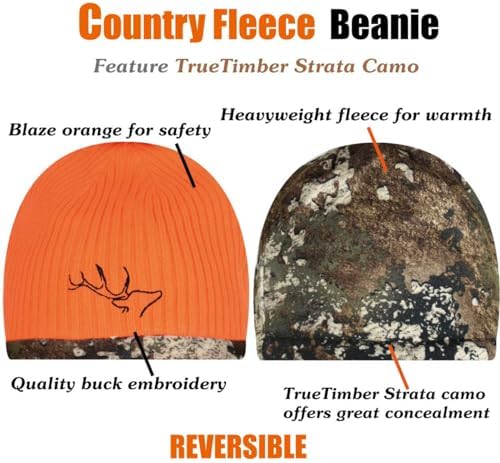 EDTREK Reversible Windproof Fleece Winter Beanie - Image 4