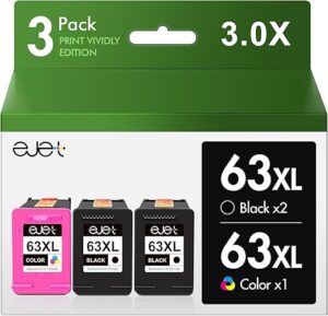 ejet 63XL High Yield Ink Cartridge Replacement