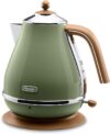 De’Longhi Electric Kettle, 1.0L, Olive Green