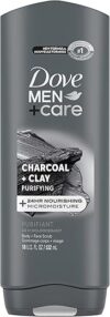 DOVE MEN + CARE Elements Body Wash Charcoal + Clay, 18 Fl Oz