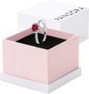 Pandora Elevated Red Heart Sterling Ring