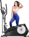 ANCHEER Elliptical Machine with 22 Resistance Levels