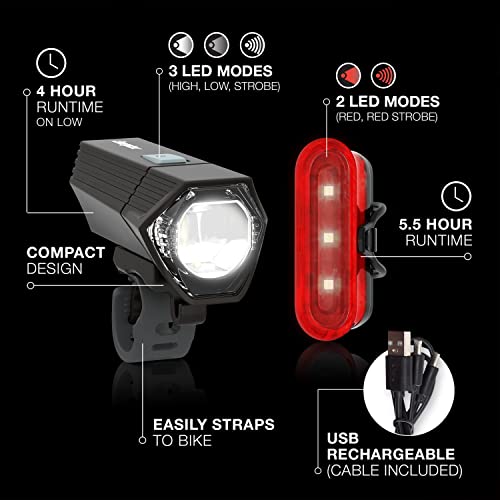 Energizer Rechargeable Bike Light, IPX4 Water Resistant - Image 2