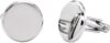 Sonia Jewels Engravable Stainless Steel Round CuffLinks