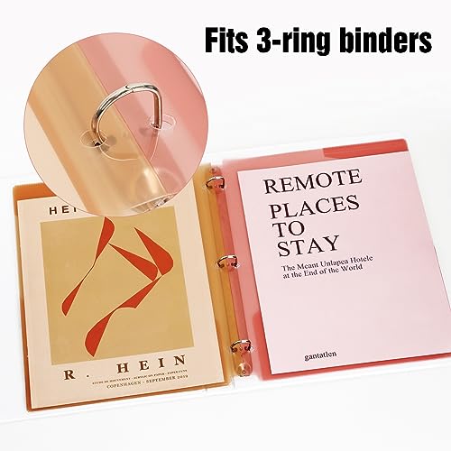 EOOUT 24 Plastic 3-Hole Punched Pocket Folders - Image 5