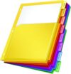 Oxford Expanding Plastic Binder Dividers, 8 Tab