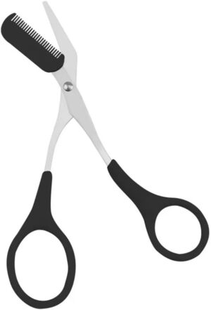 XUJINCN Eyebrow Scissors With Comb