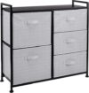 Amazon Basics Fabric 5-Drawer Closet Storage Organizer