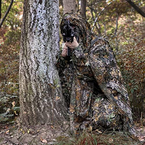 Favuit 3D Leafy Camo Ghillie Suit for Hunting - Image 2
