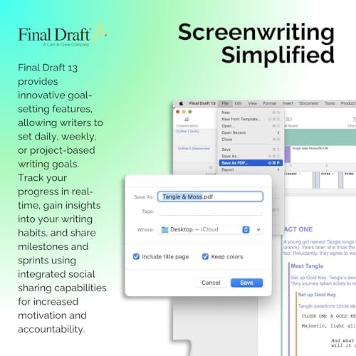 FINAL DRAFT Professional Screenwriting Software with Formatting Tools - Image 3