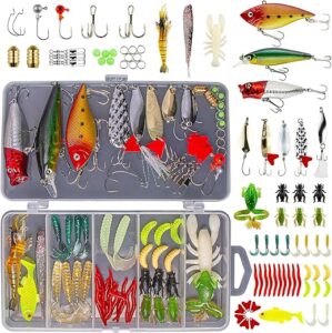 GOANDO Fishing Lures Kit for Freshwater Bass Trout
