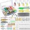 PLUSINNO Fishing Lures Kit with Tackle Box