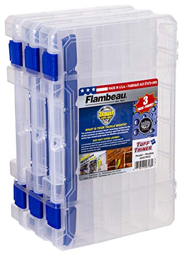 Flambeau Tuff Tainer Fishing Tackle Tray, 3 Pack - Image 3
