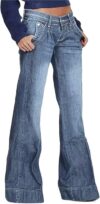 Flamingals Low Rise Wide Leg Jeans