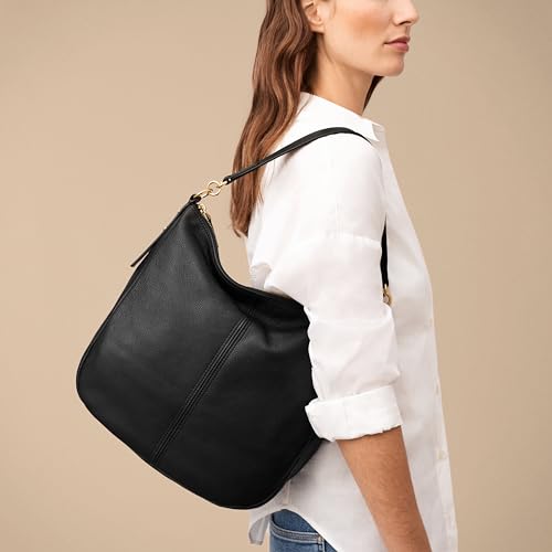 Fossil Jolie Leather Hobo Purse Handbag - Image 4