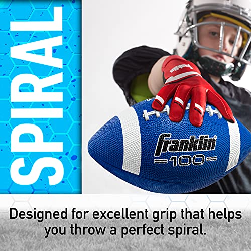 Franklin Sports Junior Size Durable Rubber Footballs for Kids - Image 5
