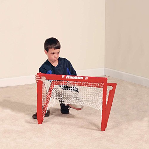 Franklin Sports Kids Folding Hockey Goals Set with Sticks - Image 2
