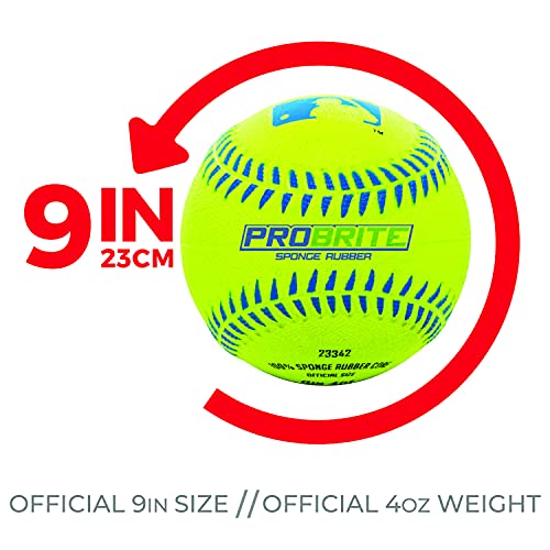 Franklin Sports Pro Brite Neon Rubber Teeball for Youth - Image 5
