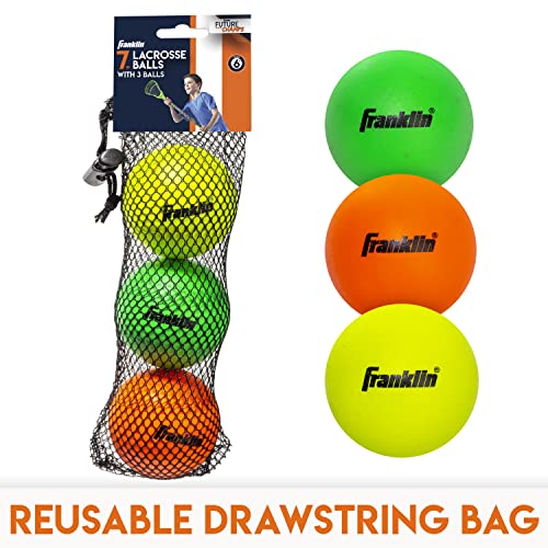 Franklin Sports Soft Rubber Lacrosse Balls for Kids - Image 3