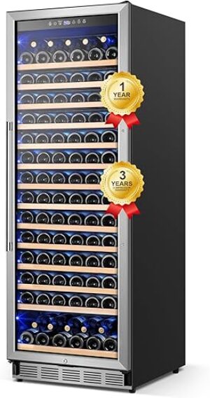 FoMup Freestanding 173-Bottle Wine Cooler Refrigerator