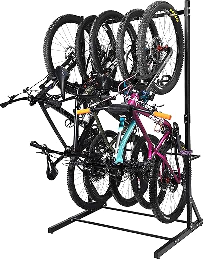 Freestanding Steel Vertical Bike Rack