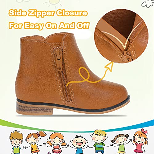 Fupoia Suede Low Heel Ankle Boots - Image 5