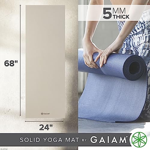 Gaiam Premium 5mm Non-Slip Yoga Mat - Image 3