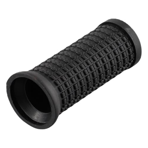 GANPUB 2Pcs Black Soft Rubber Bike Grips - Image 2